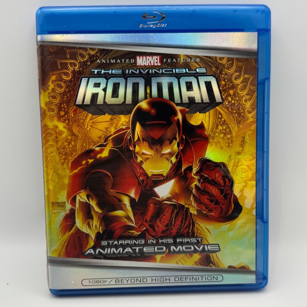 The Invincible Iron Man Blu-ray 2007 Marvel Animated Features Lionsgate PG-13